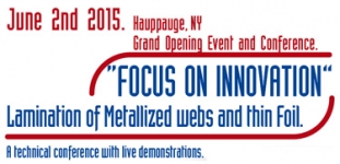“Focus sull'innovazione” Laminazione di materiali metallizzati e alluminio sottile - 2/6/2015